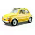 Bburago  Fiat 500 F 1965 Yellow 1:24 Bburago 