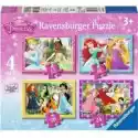Ravensburger  Puzzle 4W1 Księżniczki Disney Ravensburger