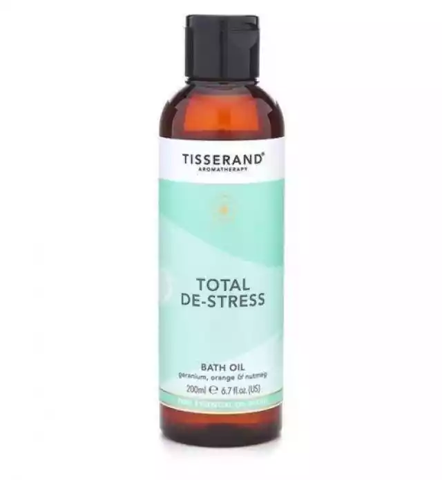 Total De-Stress Bath Oil - Olejek Do Kąpieli Geranium + Pomarańc