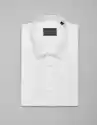 Koszula Canosa 00338 Krótki Rękaw Biały Classic Fit