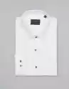 Koszula Laspezia 00310 Długi Rękaw Biały Slim Fit