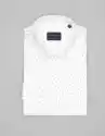Koszula Calimera 00325 Długi Rękaw Biały Slim Fit