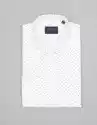 Borgio Koszula Calimera 00324 Długi Rękaw Biały Slim Fit