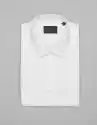 Borgio Koszula Męska Lavello 00308 Długi Rękaw Biały Slim Fit