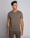 Borgio T Shirt Męski Como Khaki