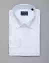 Borgio Koszula Męska Calimera Długi Rękaw Biały Classic Fit 00273