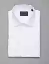 Borgio Koszula Męska Lavello Długi Rękaw Biały Slim Fit 00268 