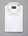 Koszula Męska Bawełniana Lavello  Długi Rękaw Biały Slim Fit 002