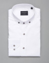 Koszula Męska Bawełniana Fasano Długi Rękaw Biały Slim Fit 00247