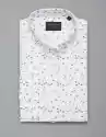 Koszula Calimera 00241 Długi Rękaw Biały Slim Fit