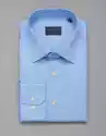 Koszula Forenza 00246 Długi Rękaw Niebieski Classic Fit