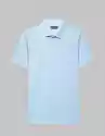 Borgio Koszulka Polo Męska Lipari Ze 100% Bawełny Niebieska