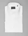 Borgio Koszula Męska Bawełniana Lavello Długi Rękaw Slim Fit Biały 0020