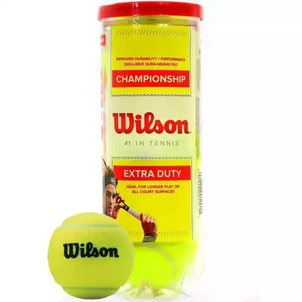 Piłki Do Tenisa Ziemnego Wilson Champ Xd Wrt100101 3 Szt