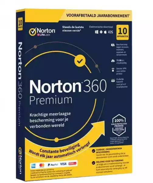 Antywirus Symantec Norton 360 Premium 10 Urządzeń 1 Rok