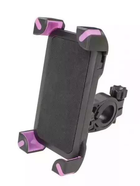 Uchwyt Rowerowy Ch-01 Na Smartfon Czarno-Różowy