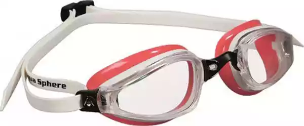 Aquasphere Okulary K180 Lady Jasne Szkła Biały-Czerwony