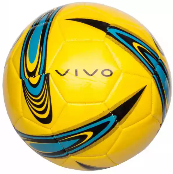 Piłka Nożna Vivo Shape 5 Żółto-Niebieska