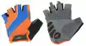 Rękawiczki Rowerowe Vivo Sb-01-7007-E Niebiesko-Pomarańczowe