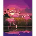 Hobby-Maniak.pl Malowanie Po Numerach. Flamingi 40 X 50 Cm
