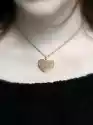 Venus Galeria Wisiorek Srebrny - Ażurowe Serce Pozłacane