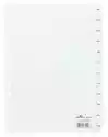 Durable Przekładki Pp A4 Białe, Nadrukowane Indeksy, Jan-Dez