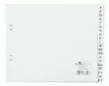 Durable Przekładki Pp A4 Białe, Nadrukowane Indeksy, A-Z