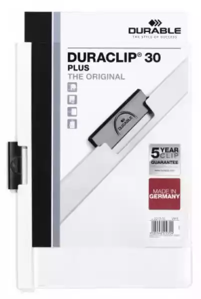 Duraclip Plus, Skoroszyt Zaciskowy A4, 1-30 Kartek