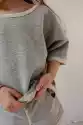 Mini Bluzka W Kolorze Light Grey - Demi