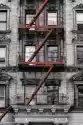 Fototapeta Feuertreppe An Hauswand, New York