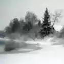Myloview Obraz Zimowy Krajobraz