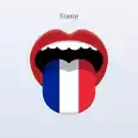 Obraz Francja Język. Abstrakcyjny Język Ludzki.