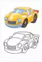 Fototapeta Coloring Of Yellow Toy Car