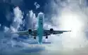 Myloview Fototapeta Samolot Na Niebie
