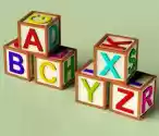 Fototapeta Dzieci Bloków Z Abc I Xyx Jako Symbol Edukacji I Lear