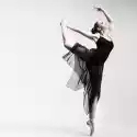 Myloview Fototapeta Piękne Baletnik Stwarzających Na Tle Studio