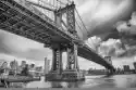 Myloview Fototapeta Manhattan Bridge, Nowy Jork. Super Szerokokątny Vi Gó