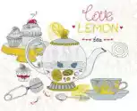 Myloview Obraz Miłość Tea Lemon Card