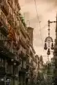 Myloview Obraz Ulica W Barcelonie Z Wielu Ulicznych