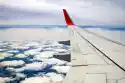 Myloview Fototapeta Skrzydło Samolotu Na Chmury