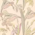 Obraz Wektor Bez Szwu Tła Delikatne Kwiaty Na Beżowym Tle Irys