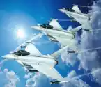 Myloview Fototapeta Kampfjet - Formacja Am Himmel