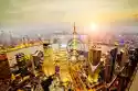Myloview Obraz Wgląd Nocy Chiny Shanghai