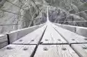 Myloview Fototapeta Trift Bridge, Najdłuższym 170M Pieszych Tylko Most Wi