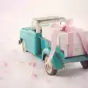 Obraz Stare Zabytkowe Zabawki Ciężarówki Przewożących Pudełko Z 