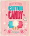 Plakat Vintage Poster Cotton Candy. Ilustracji Wektorowych.