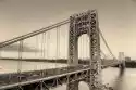 Myloview Fototapeta George Washington Bridge Czerni I Bieli