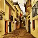 Fototapeta Ulica Dalt Vila ,starego Miasta Ibiza, W Balearach St