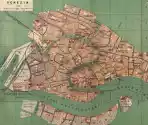 Myloview Plakat Venice Old Map