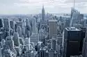 Myloview Fototapeta Streszczenie Widok Z Wysokości Na Manhattanie